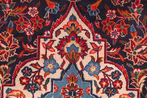 Kashan Red Hand Knotted 112 X 183 Area Rug 400-17291 Image 13