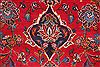 Kashan Red Hand Knotted 112 X 183  Area Rug 400-17291 Thumb 11