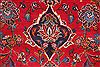 Kashan Red Hand Knotted 112 X 183 Area Rug 400-17291 Thumb 11