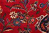 Kashan Red Hand Knotted 112 X 183  Area Rug 400-17291 Thumb 16