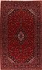 Kashan Red Hand Knotted 112 X 183  Area Rug 400-17291 Thumb 0