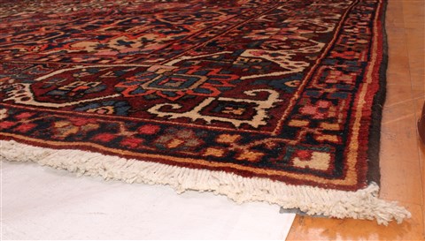 Bakhtiar Red Hand Knotted 120 X 148 Area Rug 400-17293 Image 28