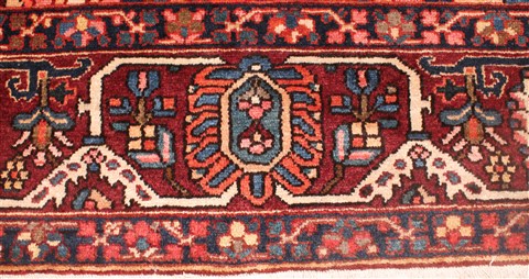 Bakhtiar Red Hand Knotted 120 X 148 Area Rug 400-17293 Image 5
