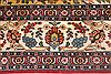 Tabriz Red Hand Knotted 119 X 147  Area Rug 400-17298 Thumb 20