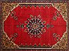 Tabriz Red Hand Knotted 119 X 147 Area Rug 400-17298 Thumb 32