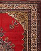 Tabriz Red Hand Knotted 119 X 147  Area Rug 400-17298 Thumb 36
