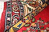 Tabriz Red Hand Knotted 119 X 147  Area Rug 400-17298 Thumb 6