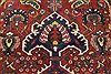 Bakhtiar Red Hand Knotted 129 X 190  Area Rug 400-17303 Thumb 17
