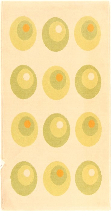 Modern Beige Machine Made 27 X 41  Area Rug 300-17307 Image 0