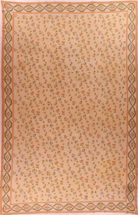 Mood Yellow Hand Knotted 113 X 140  Area Rug 400-17326 Image 0