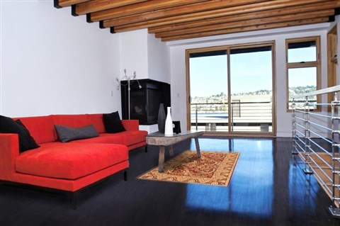 Modern Red Machine Made 30 X 50 Area Rug 300-17328 Image 4