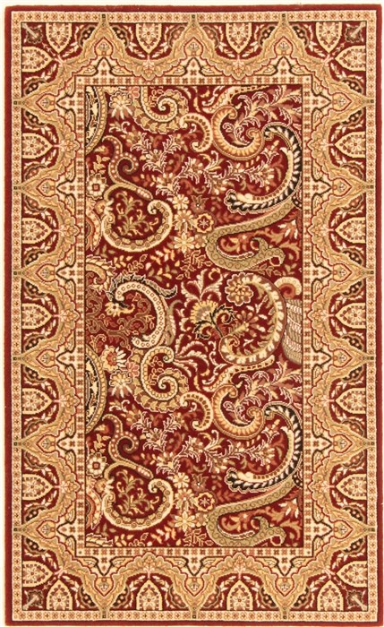 Modern Red Machine Made 30 X 50 Area Rug 300-17328 Image 0