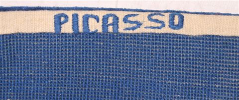 Modern Blue Square Hand Knotted 59 X 60 Area Rug 400-17337 Image 5