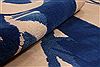 Modern Blue Square Hand Knotted 59 X 60 Area Rug 400-17337 Thumb 3