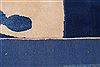 Modern Blue Square Hand Knotted 59 X 60 Area Rug 400-17337 Thumb 7