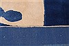 Modern Blue Square Hand Knotted 59 X 60 Area Rug 400-17337 Thumb 8