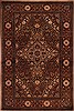 Isfahan Brown Hand Knotted 45 X 69  Area Rug 400-17343 Thumb 0