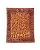 Afshar Orange Hand Knotted 411 X 62  Area Rug 400-17345 Thumb 0