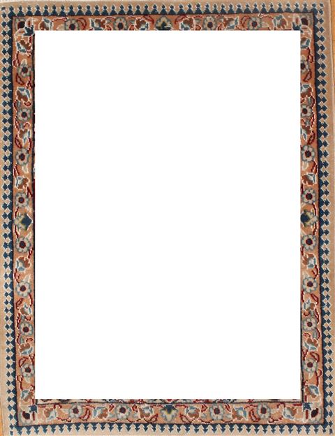 Nain Red Square Hand Knotted 23 X 26 Area Rug 400-17347 Image 2