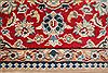 Nain Red Square Hand Knotted 23 X 26  Area Rug 400-17347 Thumb 1