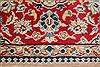 Nain Red Square Hand Knotted 23 X 26 Area Rug 400-17347 Thumb 1