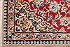Nain Red Square Hand Knotted 23 X 26  Area Rug 400-17347 Thumb 3