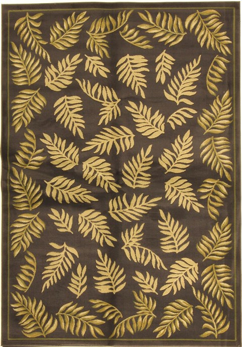 Modern Black Machine Made 53 X 76  Area Rug 300-17349 Image 0