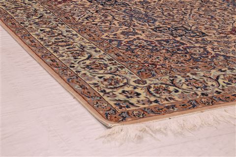 Nain Beige Hand Knotted 57 X 100 Area Rug 400-17350 Image 12