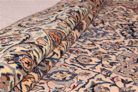 Nain Beige Hand Knotted 57 X 100 Area Rug 400-17350 Image 15