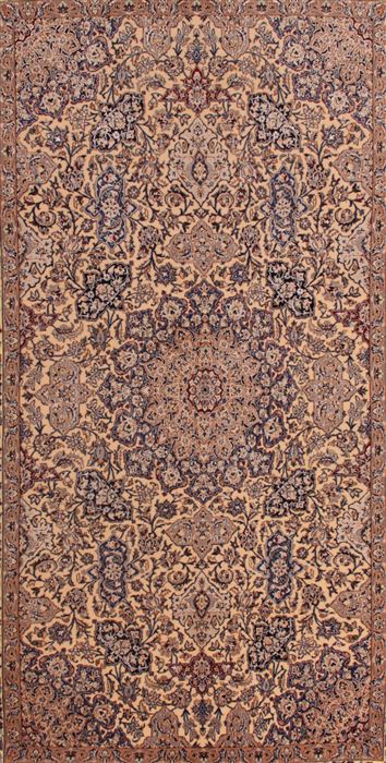 Nain Beige Hand Knotted 57 X 100 Area Rug 400-17350 Image 17
