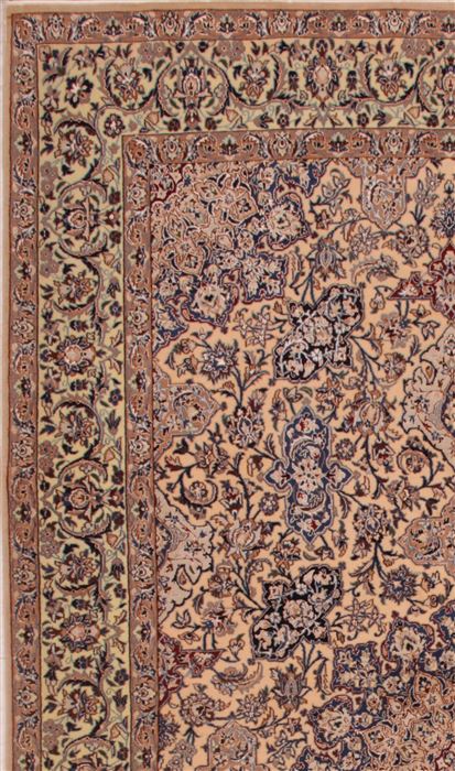 Nain Beige Hand Knotted 57 X 100 Area Rug 400-17350 Image 1