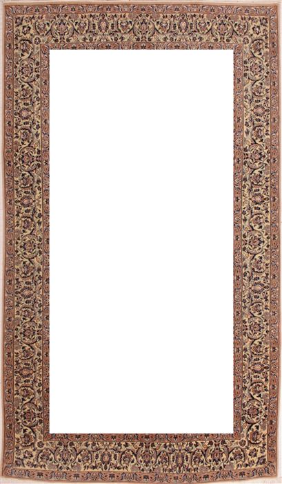 Nain Beige Hand Knotted 57 X 100 Area Rug 400-17350 Image 2