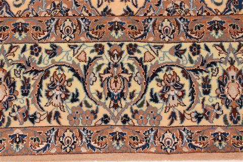 Nain Beige Hand Knotted 57 X 100 Area Rug 400-17350 Image 3