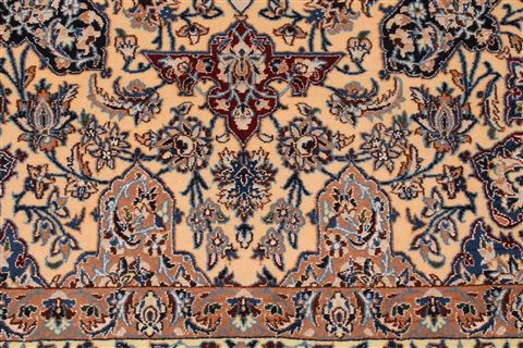 Nain Beige Hand Knotted 57 X 100 Area Rug 400-17350 Image 4