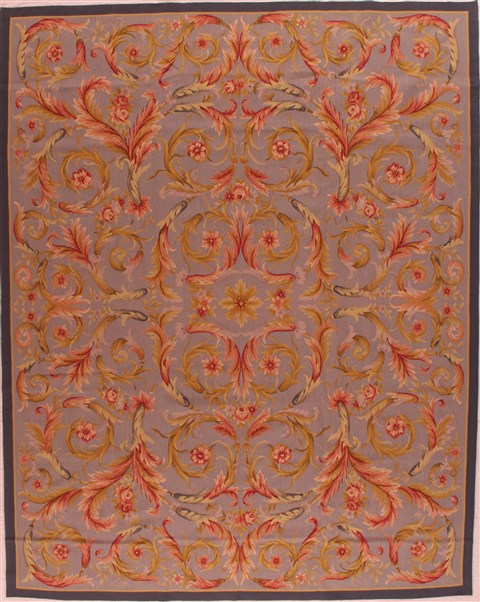 Kerman Blue Hand Knotted 80 X 101 Area Rug 400-17351 Image 0