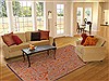 Kerman Blue Hand Knotted 80 X 101 Area Rug 400-17351 Thumb 4