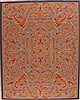 Kerman Blue Hand Knotted 80 X 101  Area Rug 400-17351 Thumb 0