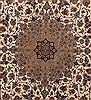 Isfahan White Hand Knotted 911 X 145  Area Rug 400-17352 Thumb 11