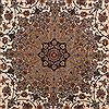 Isfahan White Hand Knotted 911 X 145  Area Rug 400-17352 Thumb 12