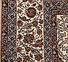 Isfahan White Hand Knotted 911 X 145  Area Rug 400-17352 Thumb 1