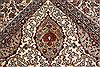 Isfahan White Hand Knotted 911 X 145  Area Rug 400-17352 Thumb 6