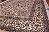 Isfahan White Hand Knotted 911 X 145  Area Rug 400-17352 Thumb 7