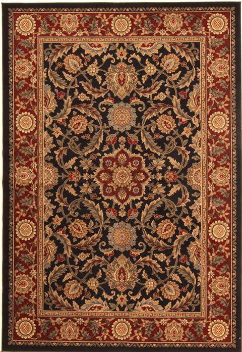 Tabriz Black Machine Made 53 X 76  Area Rug 300-17354 Image 0
