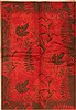 Modern Red Machine Made 53 X 76  Area Rug 300-17356 Thumb 0
