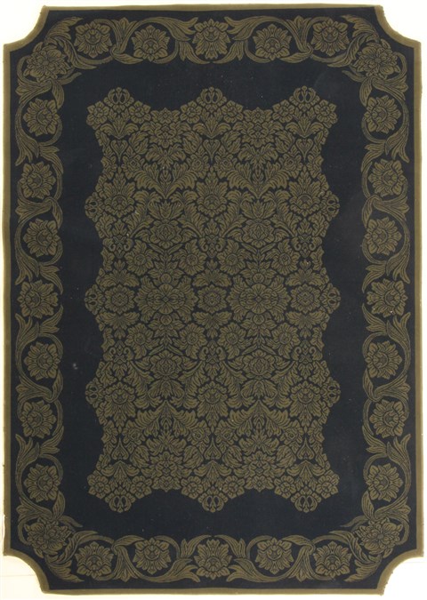 Modern Green Machine Made 53 X 77 Area Rug 300-17358 Image 0