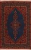 Qum Blue Hand Knotted 47 X 70  Area Rug 400-17362 Thumb 0