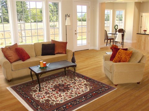 Qum Beige Hand Knotted 48 X 73 Area Rug 250-17365 Image 5