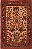 Qum Yellow Hand Knotted 36 X 55  Area Rug 400-17366 Thumb 0