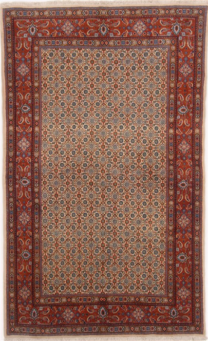 Mood Beige Hand Knotted 49 X 79 Area Rug 250-17367 Image 0