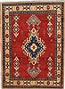 Kazak Red Hand Knotted 40 X 56  Area Rug 250-17369 Thumb 0